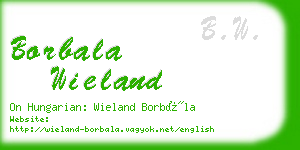 borbala wieland business card